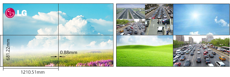 0.88mm拼接屏显示效果怎么样？